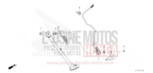 BEQUILLE LATERALE CRF300LRAM de 2021